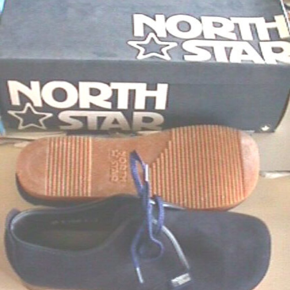 New Men's North Star blue suede earth Shoes